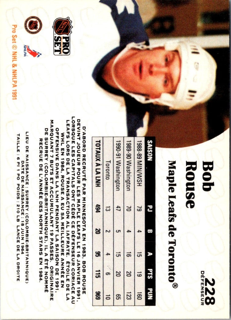1991 Pro Set French Bob Rouse