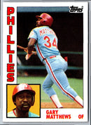 1984 Topps Gary Matthews