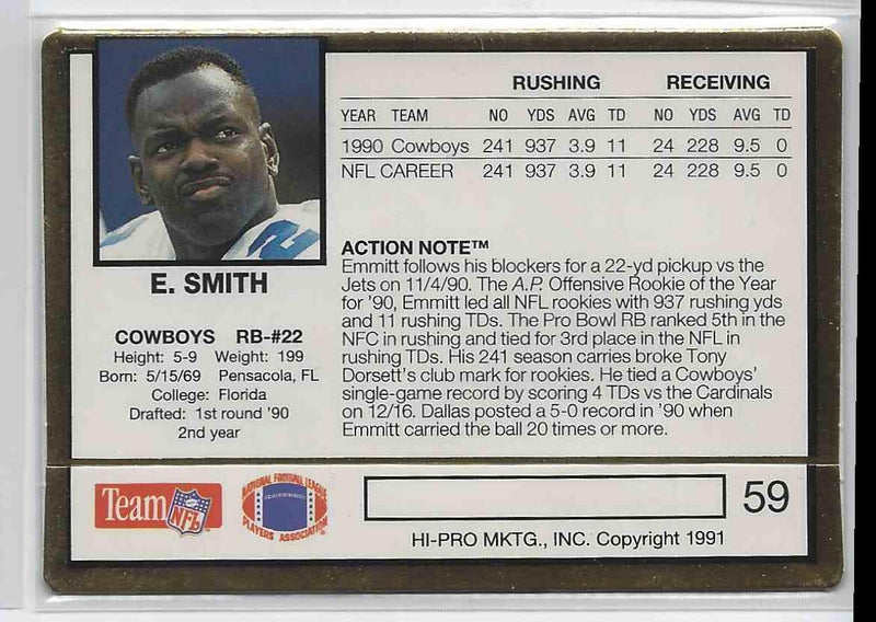1991 Proset Emmitt Smith