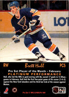 1991 Pro Set Platinum Collectibles Brett Hull #PC5