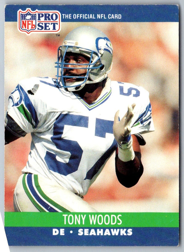 1990 Pro Set Tony Woods #651