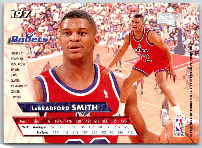 1992 Fleer Ultra LaBradford Smith