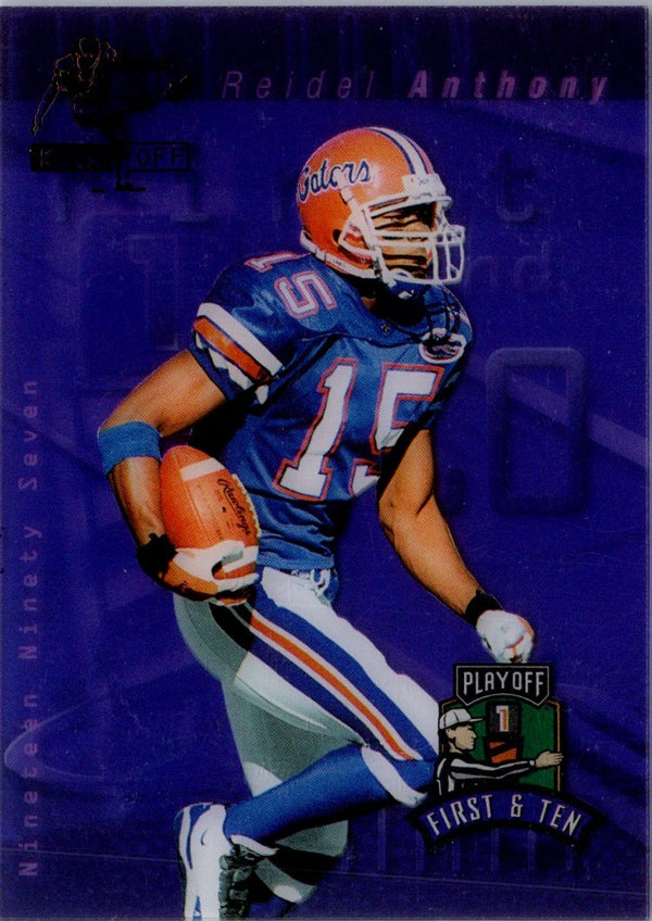1997 Playoff First & Ten Reidel Anthony #14 Rookie