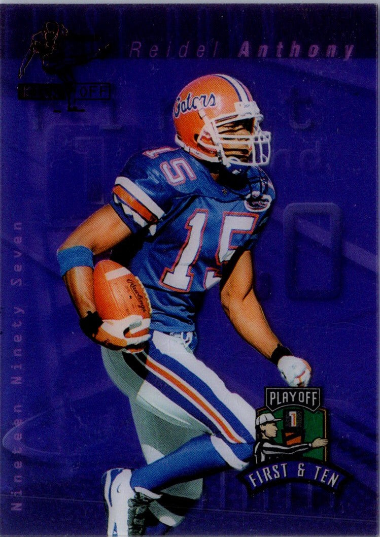 1997 Playoff First & Ten Reidel Anthony