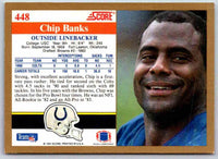 1991 Score Chip Banks #448