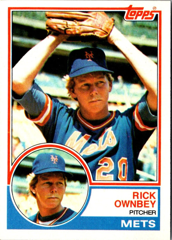1983 Topps Rick Ownbey #739 Rookie