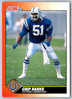1991 Score Chip Banks #448