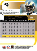 2002 Fleer Focus Marshall Faulk