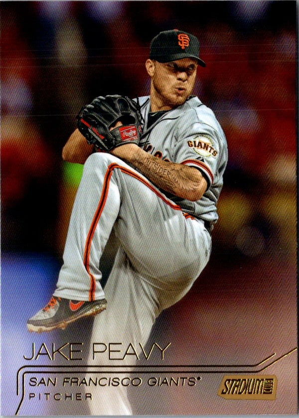 2015 Stadium Club Jake Peavy #220