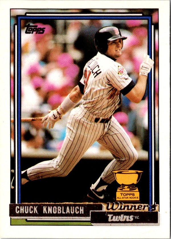 1992 Topps Chuck Knoblauch #23