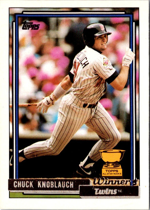1992 Topps Chuck Knoblauch #23