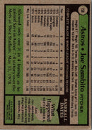 1979 Topps Joe Sambito