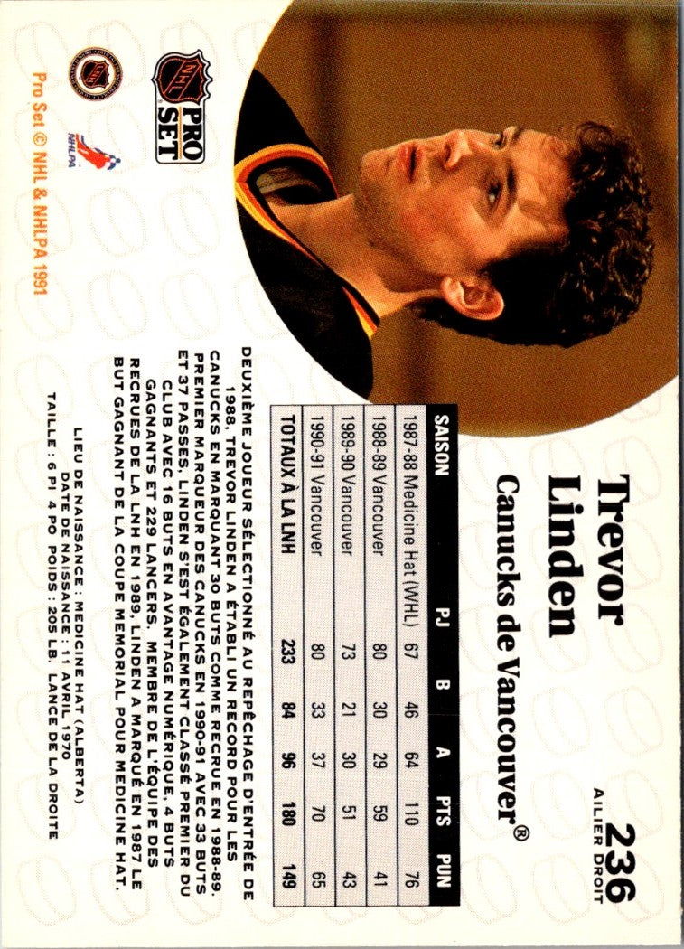 1991 Pro Set French Trevor Linden