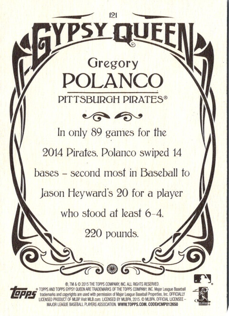 2015 Topps Gypsy Queen Gregory Polanco