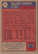 1985 Topps William Andrews