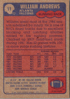1985 Topps William Andrews #11