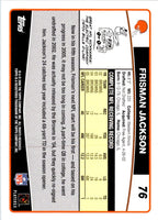 2006 Topps Frisman Jackson #76