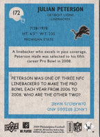 2009 Upper Deck Julian Peterson #172