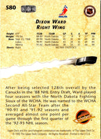1992 Upper Deck Dixon Ward #580 Rookie