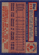 1984 Topps Bruce Hurst