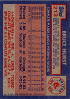 1984 Topps Bruce Hurst #213