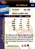 1999 Collector's Edge Advantage Gold Ingot Ike Hilliard #104