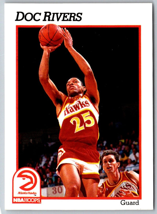 1990 Hoops Team Night Atlanta Hawks Doc Rivers #NNO