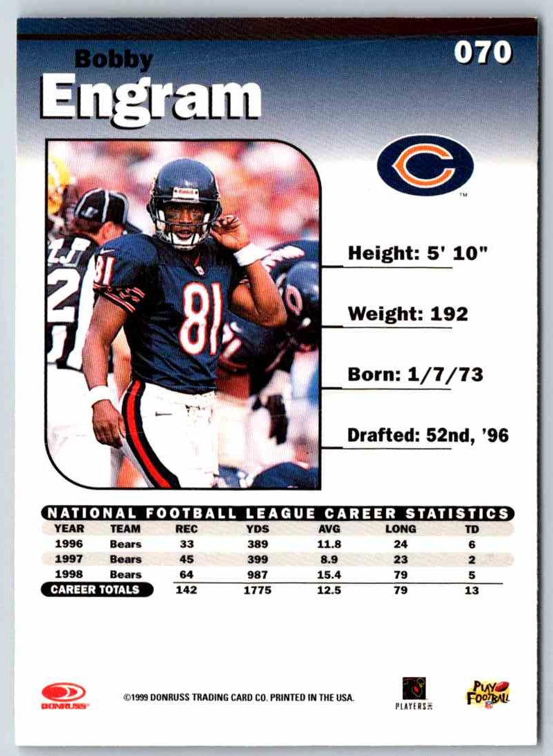 1999 Donruss Elite Bobby Engram