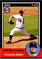 2014 Minnesota Twins Police Glen Perkins #7