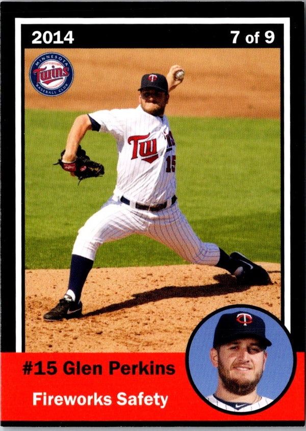 2014 Minnesota Twins Police Glen Perkins #7