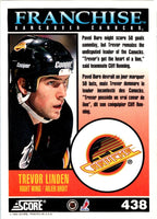 1992 Score Trevor Linden #438