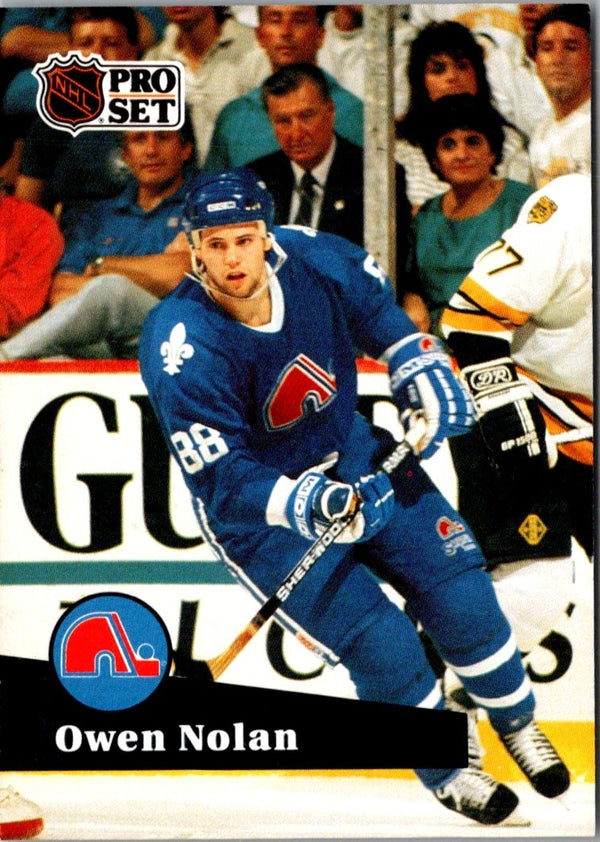 1991 Pro Set Owen Nolan #196