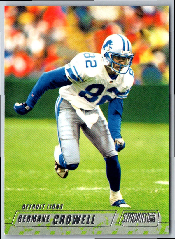 2002 Stadium Club Germane Crowell #93