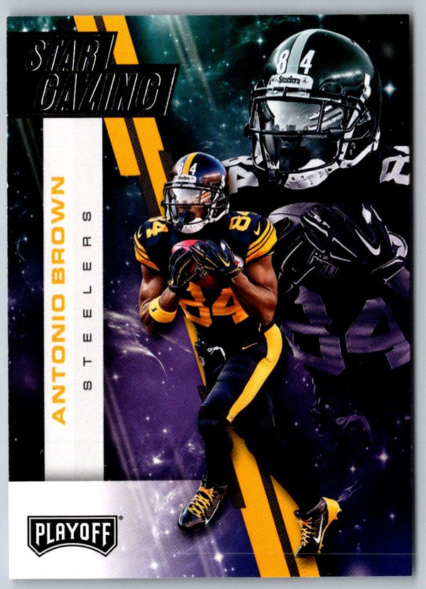 2017 Panini Playoff Star Gazing Antonio Brown #6