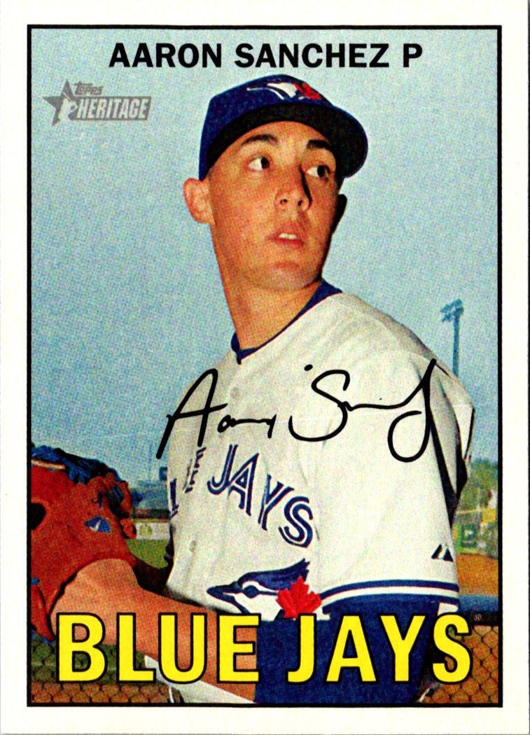 2016 Topps Heritage Aaron Sanchez