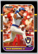 1986 Donruss Rick Manning