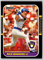 1986 Donruss Rick Manning #521