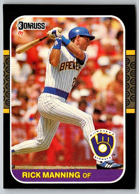 1986 Donruss Rick Manning #521