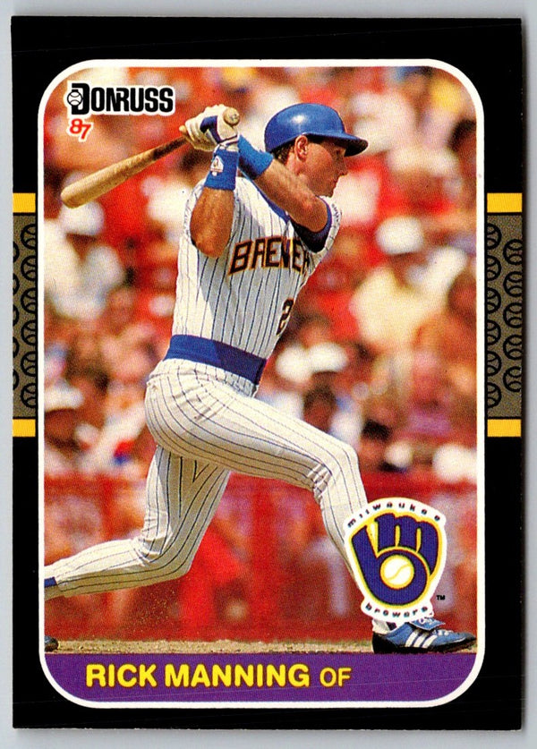 1986 Donruss Rick Manning #521