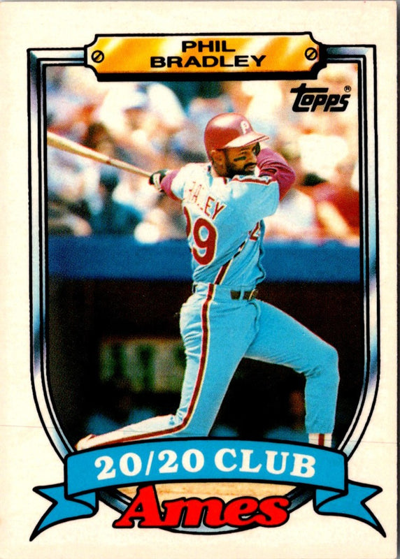 1989 Topps Ames 20/20 Club Phil Bradley #6