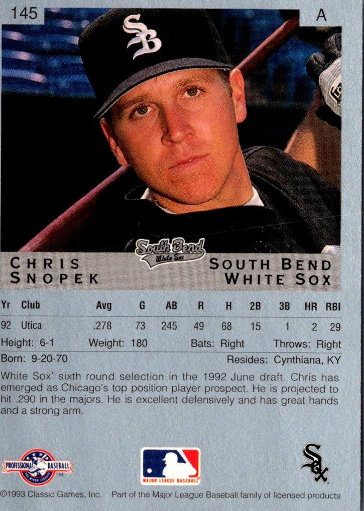1993 Classic Best Chris Snopek
