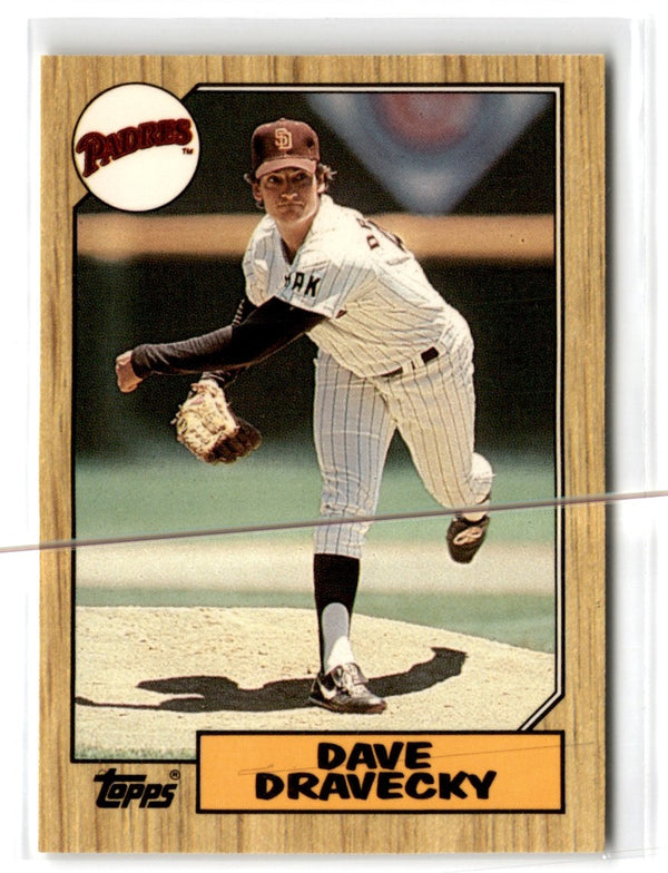 1987 Topps Tiffany Dave Dravecky #470