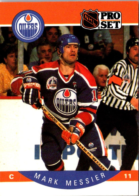 1990 Pro Set Mark Messier #91