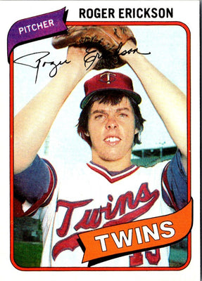 1980 Topps Roger Erickson #256 NM-MT