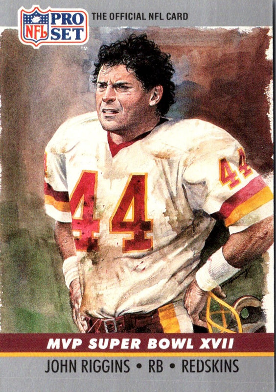 1990 Pro Set Super Bowl MVP Collectibles John Riggins #17