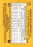 1987 Donruss Charlie Leibrandt