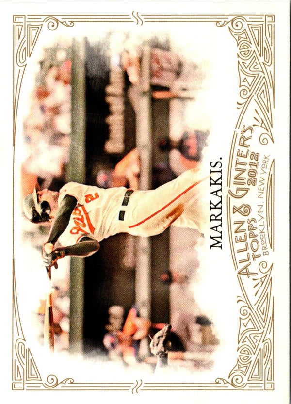 2012 Topps Allen & Ginter Nick Markakis #14