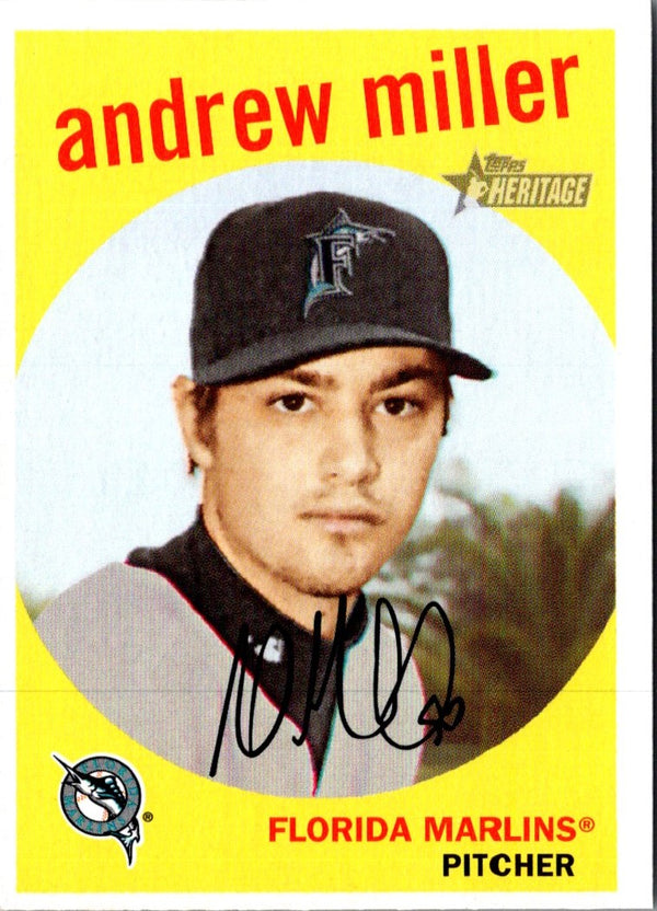 2008 Topps Heritage Andrew Miller #228