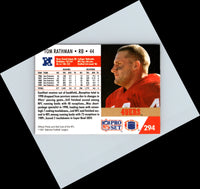 1991 Pro Set UK Promotional Sets Header Cards The Running Backs Collection 91-92 #NNO