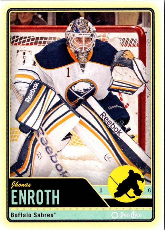 2012 O-Pee-Chee Jhonas Enroth #57